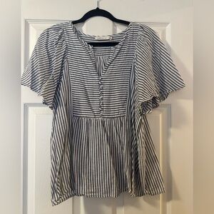 MILLIBON Stripped Women’s Blouse